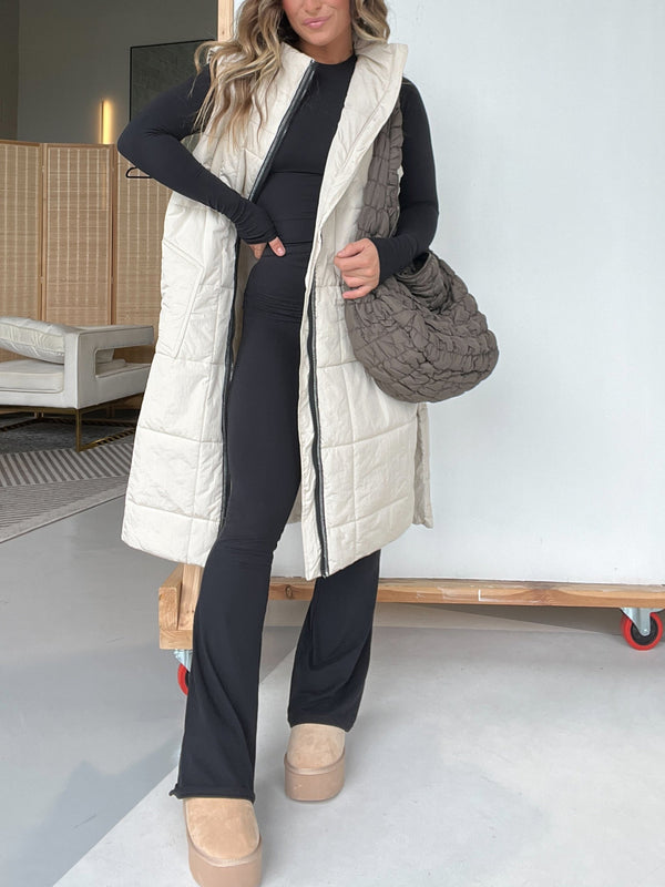 Women's Oversized Zipper Long Vest (Buy 2 Free Shipping)